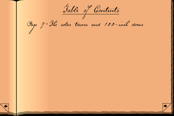 [Image Map of Scrapbook - 
Table of Contents (Part I)]